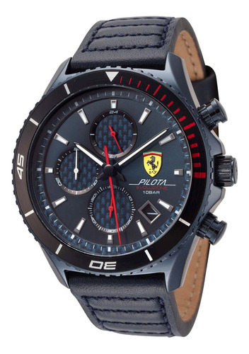 Reloj Scuderia Ferrari Pilota Evo 0830774 Nuevo En Caja