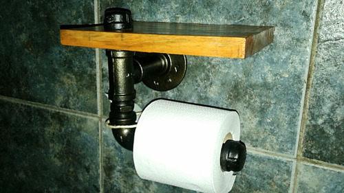Portarollo Papel Higiénico Caño Est Industrial, Fasur!