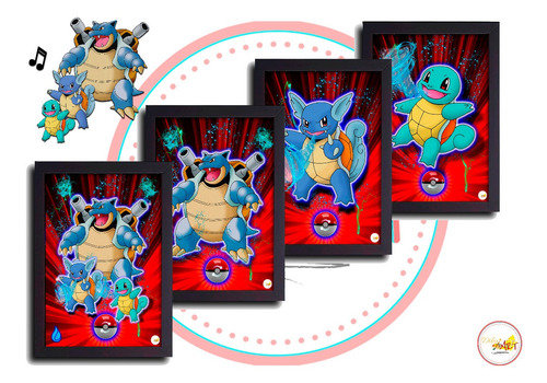 Imagen 3 de 10 de Cuadros Decorativos Pokemon - Dibujart
