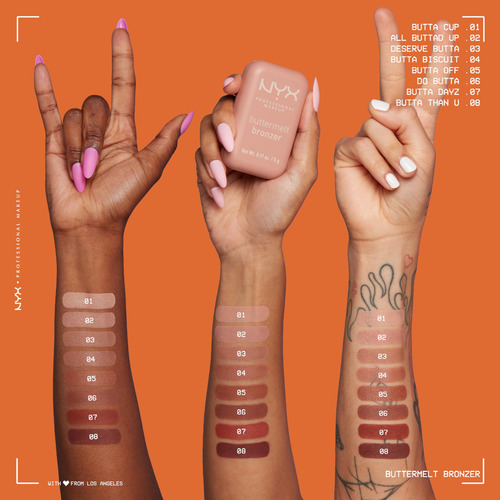 Maquillaje Profesional Bronzer Nyx Buttermelt Butta Biscu