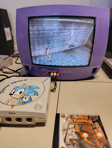 Sega Dc Juego Tom Raider Chronicles Genérico Sega Dreamcast (Usado)