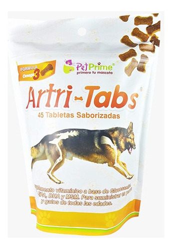 Artri Tabs Glucosamina Y Condroitina Perros 45 Nuggets