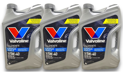 Aceite 5w40 Valvoline Sintetico X 3 Bidones Caja Cerrada