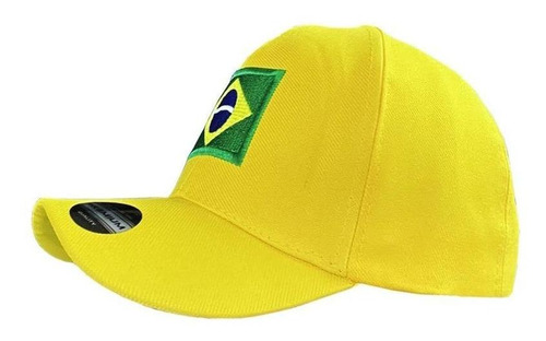 Boné Bandeira Brasil Futebol Seleção Alta Qualidade Original