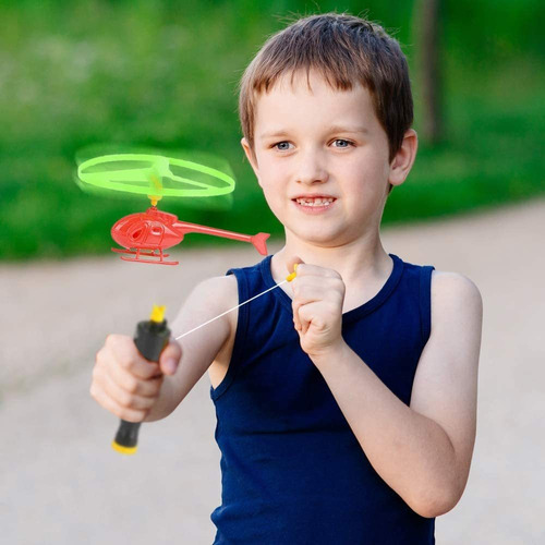 Artcreativity - Juego De Helicópteros Voladores Para Niños,