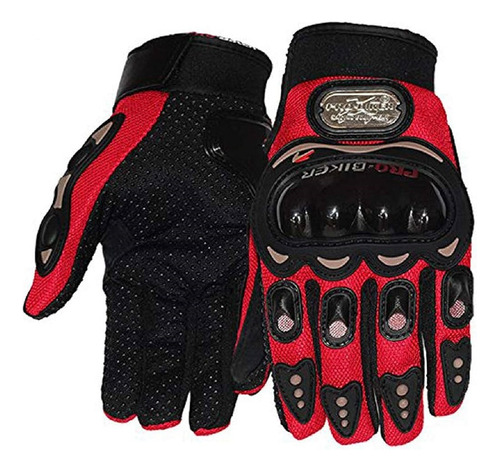 Guantes Moto Pro Biker Con Proteccion L/xl Negro O Azul