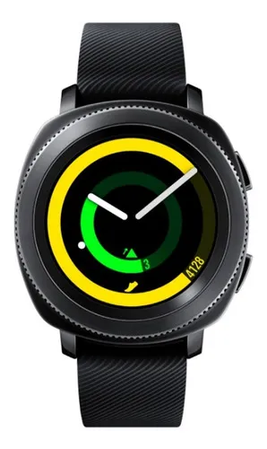 Samsung smartwatch gear sport best sale black