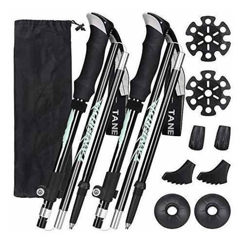 Esup Trekking Poles Collapsible Para Hiking Aleación Xm95w