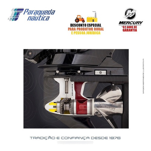 Imagem 6 de 9 de Motor De Popa Mercury 4 Tempos 150hp L 3.0l Efi Seapro