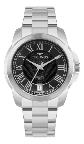Relógio Technos Classic 2417ab, Aço Inox, Resistente Água