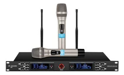 Sistema Microfono Inalambrico Uhf Profesional Agudo Echo Dj