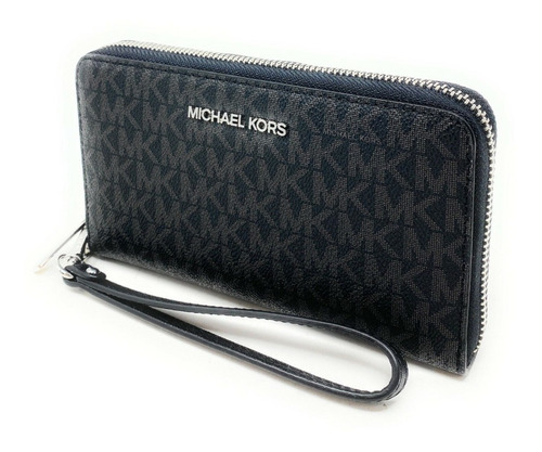 Imagen 2 de 6 de Billetera Michael Kors Original Jet Set Travel Black