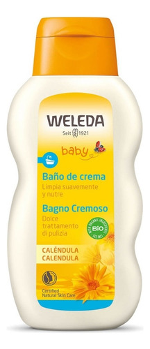 Baño De Crema De Caléndula Para Bebé Weleda 200ml