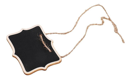 Minitablón Rectangular De Pizarra Para Colgar, 12 Unidades