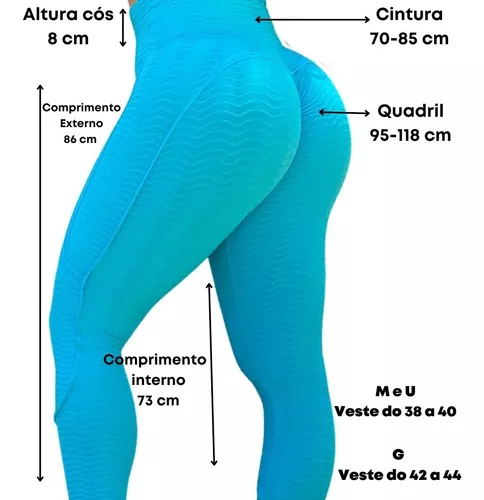 Calça Legging Fitness Leg Empina Levanta Bumbum Modeladora