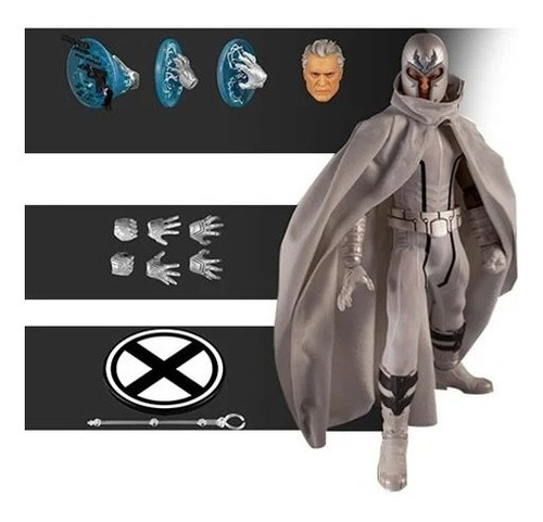 Magneto Blanco Mezco One Previews Exclusivo Marvel Now 