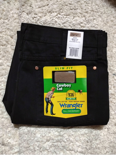 Pantalón Wrangler Para Hombre Slim Fit, Talla 38x32 (341)