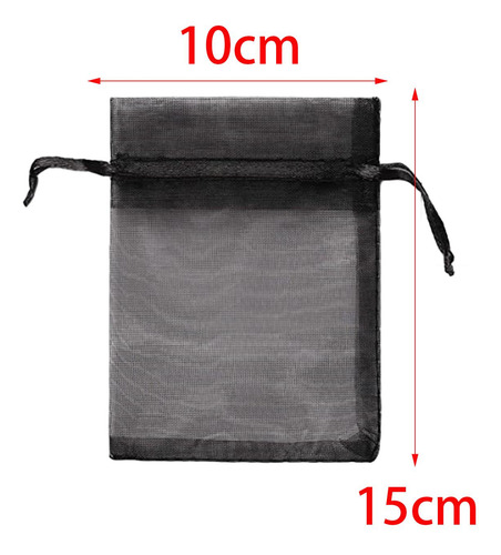 Bolsas De Malla Para Protección De Frutas, 100 Negro