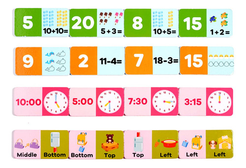 Juego De Cartas Flash De Matemáticas, Tablero De