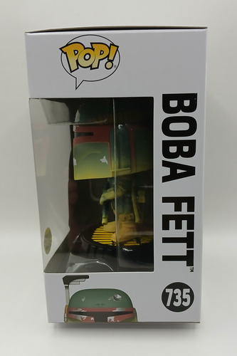Funko Pop Boba Fett 735 Star Wars Glows In The Dark (Usado)