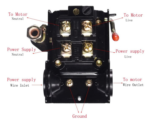 Válvula De Control Del Interruptor De Presión Del Com...