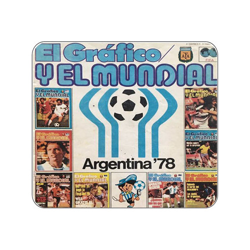 Mouse Pad Revista El Grafico Mundial 78 Argentina 1255