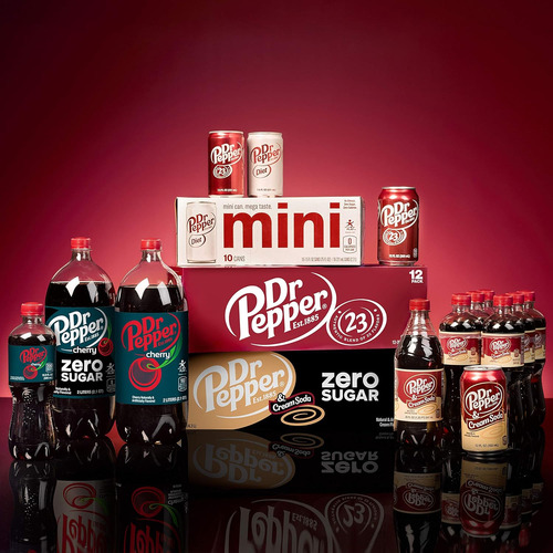Refresco Dr Pepper Dieta Zero Sugar Calories 12 Pack 355ml