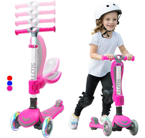 Scooter Stompa Para Niños De 3 A 5 Años, Niños Niños, Scoote