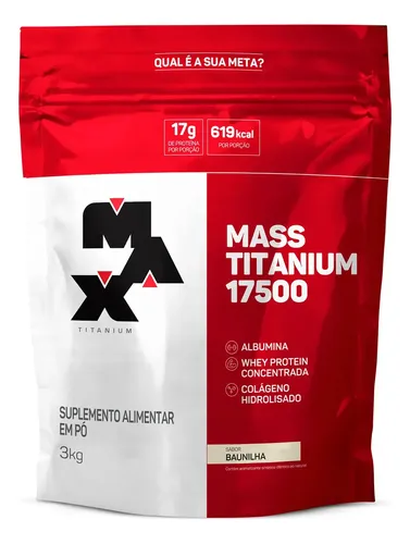 Mass Titanium 17500 3kg Baunilha