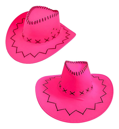 Gorro Vaquero Cowboy Fucsia