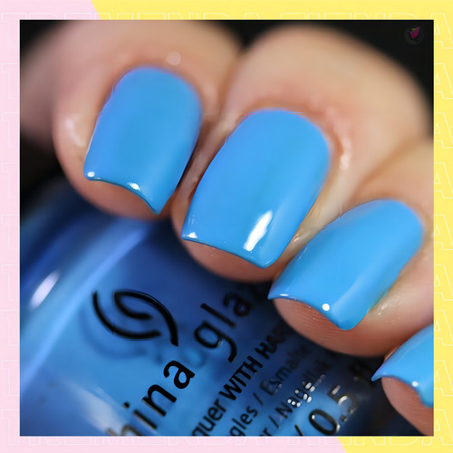 Esmalte De Uñas China Glaze Azul Blue Raspberry Ice 14ml