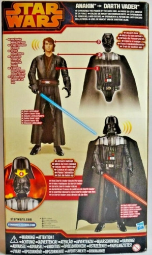 Star Wars, Darth Vader/ Anakin, 1/6, 33cm, Eletrônico