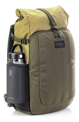 Mochila Verde De Camara Bolsillo Notebook Hasta 16