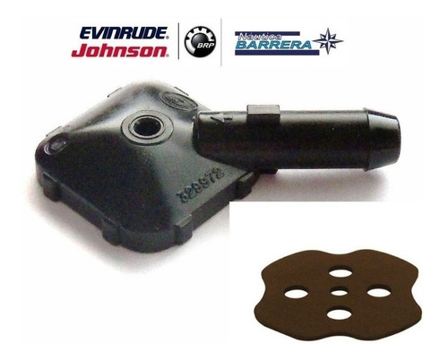 Junta Y Tapa Bomba De Nafta Motor Evinrude Johnson 6-15 Hp 