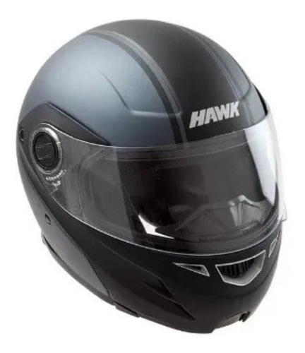 Casco Rebatible Hawk Rs5 Stripe Gris