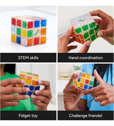 Cubo De Rubik, Cubo De Cristal, Cubo Transparente De 3x3, Ju