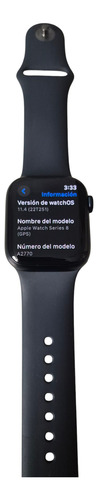 Apple Watch Series 8, Gps 41mm A2770, Ceramic 100% Bateria (Usado)