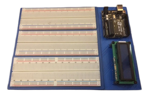 Arduino Uno R3 Con 3 Insertos Grandes De Protoboard