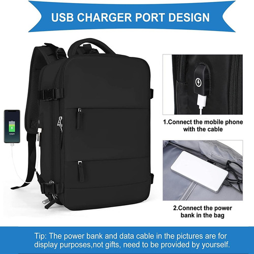 Mochila De Viaje Avión Multifuncional Gran Capacidad 30 Lts