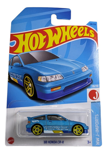 Hot Wheels Carro Honda Cr-x 1988 Original Colecciónable