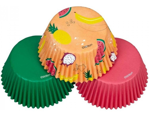 Capacillos De Cupcakes De Frutas 75 Piezas