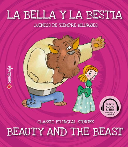 Libro La Bella y La Bestia Editorial Cometa Roja Tapa Dura en Español 1900