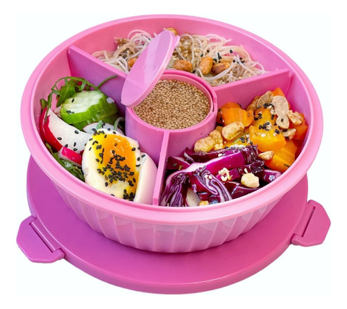 Yumbox Ensaladera Poke A Prueba De Fugas Con Divisor Extraib