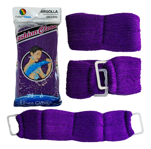 Kit 3pzs Estropajo Zacate Esponja Surtido Baño Con Argolla Surtido Rayas