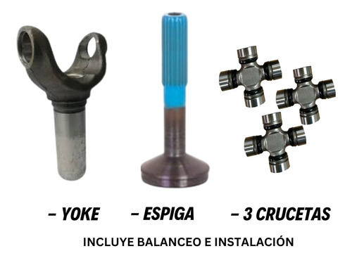 Yoke Y Espiga  De Hilux. Kit De Reparación 