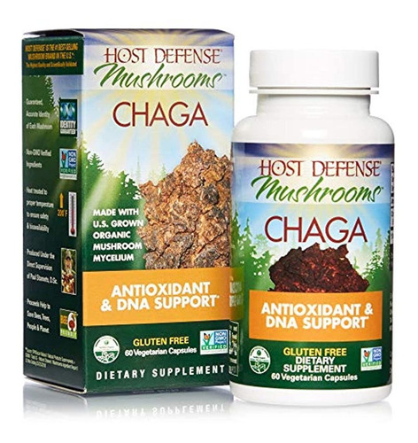 Host Defense - Cápsulas De Chaga, Antioxidante De Hongos