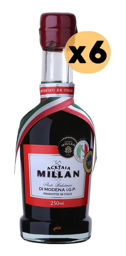 Aceto Balsámico Millan Di Modena 6x250ml