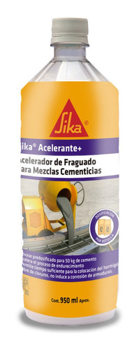 Sika Acelerador Fraguado Mezclas Cementicias 950ml Mimbral