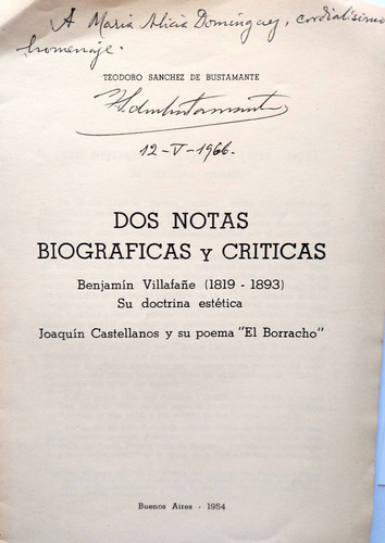 Notas Biográficas Benjamín Villafañe Y Joaquín Castellanos 