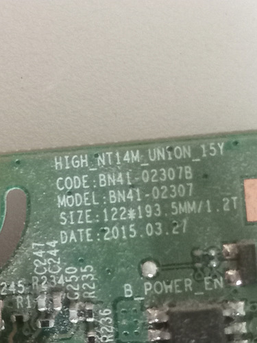 Placa Main Un40j5300 Bn41-02307b Leer Descripcion!! (Usado)